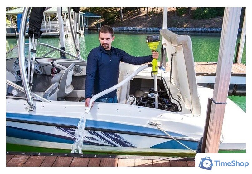 Бочечный насос Ryobi RY18STPA-0 5133005716 (без АКБ) - Изображение №3 — Интернет-магазин Time-Shop