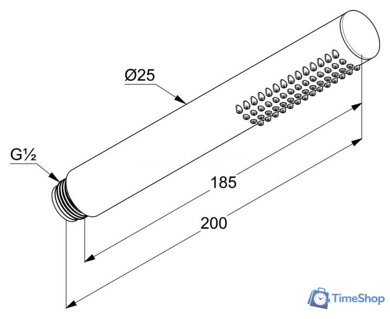 Душевая система  Kludi Bozz 387363976 - Изображение №13 — Интернет-магазин Time-Shop