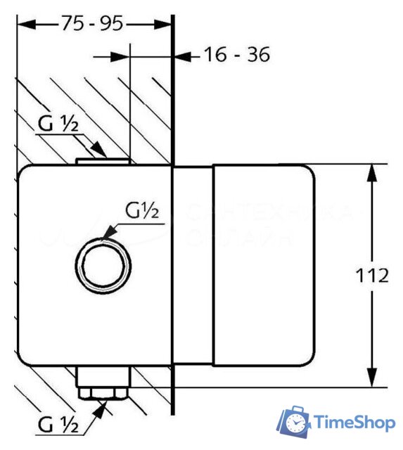 Душевая система  Kludi Bozz 387363976 - Изображение №8 — Интернет-магазин Time-Shop