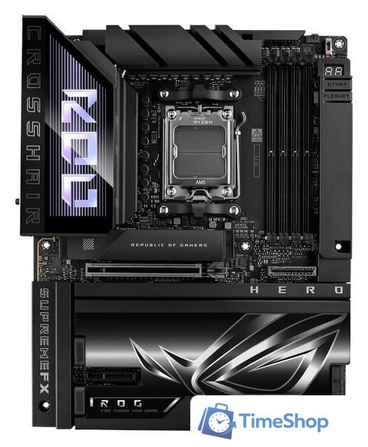 Материнская плата ASUS ROG Crosshair X870E Hero BTF - Изображение №1 — Интернет-магазин Time-Shop