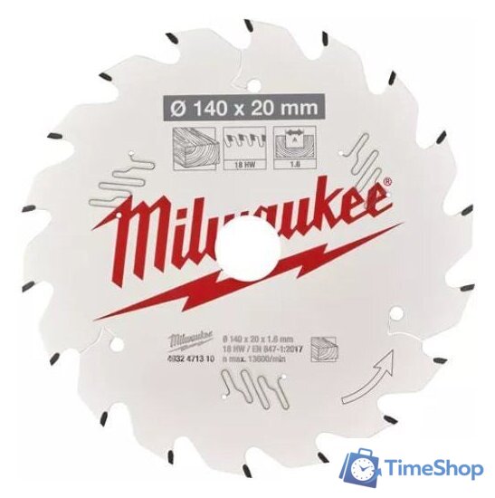 Пильный диск Milwaukee 4932471310 - Изображение №1 — Интернет-магазин Time-Shop