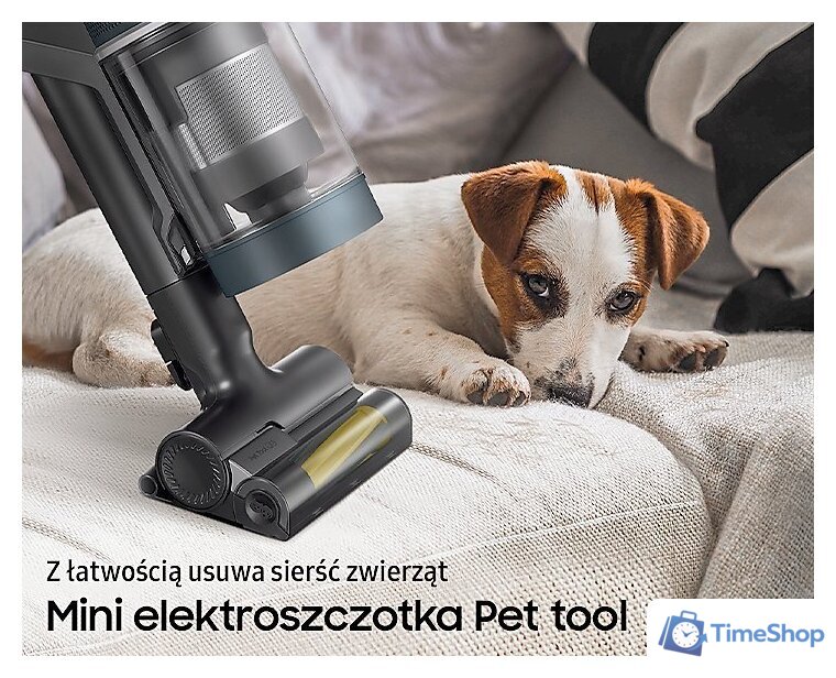 Пылесос Samsung Bespoke Jet VS20A95843W/GE - Изображение №7 — Интернет-магазин Time-Shop