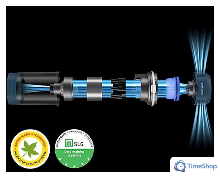 Пылесос Samsung Bespoke Jet VS20A95843W/GE - Изображение №9 — Интернет-магазин Time-Shop