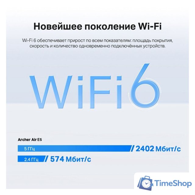 Усилитель Wi-Fi TP-Link Archer Air E5 AX3000 - Изображение №5 — Интернет-магазин Time-Shop