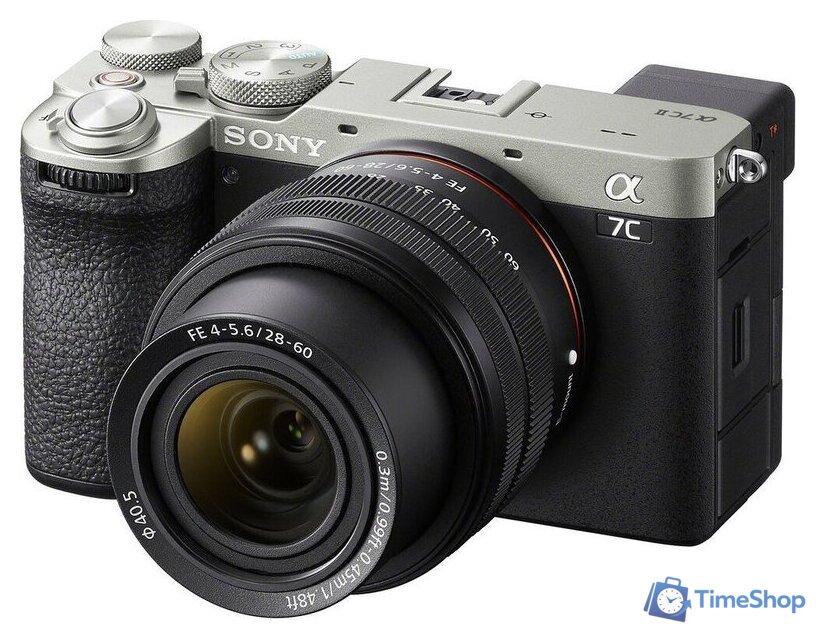 Беззеркальный фотоаппарат Sony Alpha a7C II Kit 28-60mm (серебристый) - Изображение №10 — Интернет-магазин Time-Shop