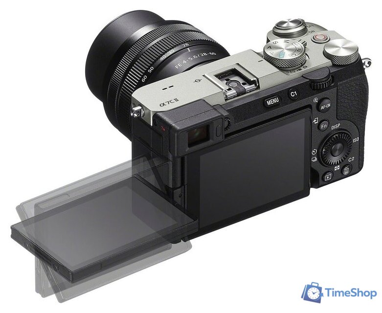 Беззеркальный фотоаппарат Sony Alpha a7C II Kit 28-60mm (серебристый) - Изображение №11 — Интернет-магазин Time-Shop