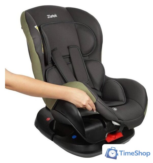 Детское автокресло Zlatek Галеон Lux KRES4010 (темно-зеленый) - Изображение №3 — Интернет-магазин Time-Shop