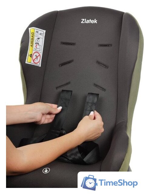 Детское автокресло Zlatek Галеон Lux KRES4010 (темно-зеленый) - Изображение №8 — Интернет-магазин Time-Shop