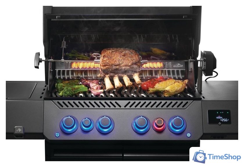 Газовый гриль для дачи Napoleon Prestige 500 Connected RSIB P500VXRSIBPK-PL-PHM - Изображение №10 — Интернет-магазин Time-Shop