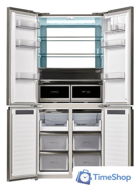 Четырёхдверный холодильник MAUNFELD MFF190NFDSX - Изображение №4 — Интернет-магазин Time-Shop