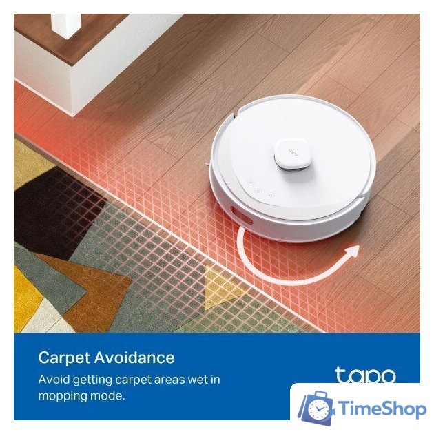 Робот-пылесос TP-Link Tapo RV30 Max (белый) - Изображение №9 — Интернет-магазин Time-Shop