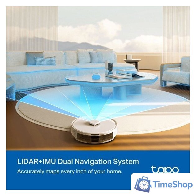 Робот-пылесос TP-Link Tapo RV30 Max (белый) - Изображение №11 — Интернет-магазин Time-Shop