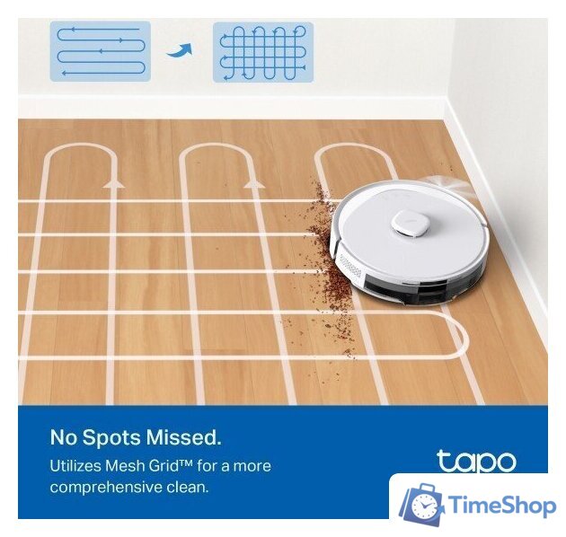 Робот-пылесос TP-Link Tapo RV30 Max (белый) - Изображение №6 — Интернет-магазин Time-Shop