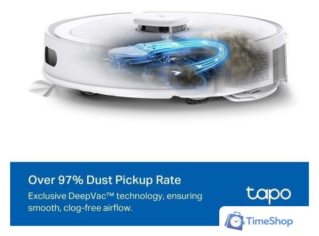 Робот-пылесос TP-Link Tapo RV30 Max (белый) - Изображение №7 — Интернет-магазин Time-Shop