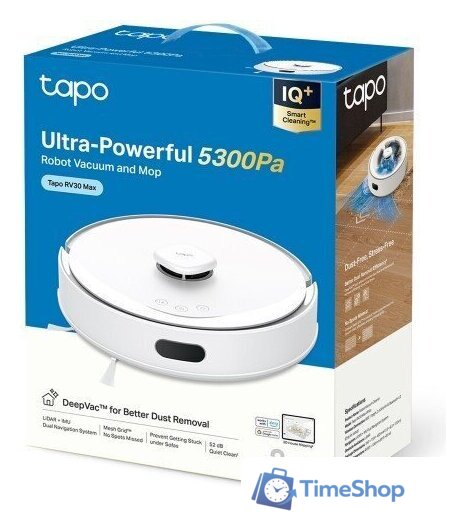 Робот-пылесос TP-Link Tapo RV30 Max (белый) - Изображение №12 — Интернет-магазин Time-Shop
