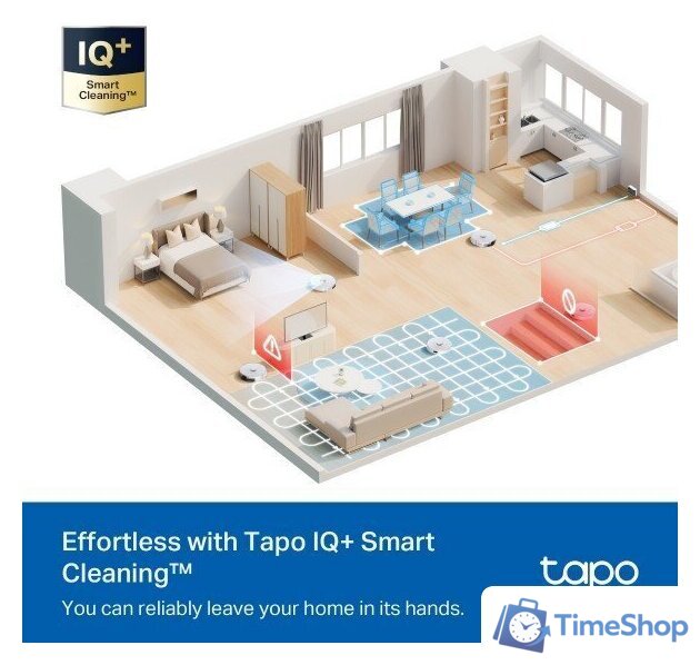 Робот-пылесос TP-Link Tapo RV30 Max (белый) - Изображение №10 — Интернет-магазин Time-Shop