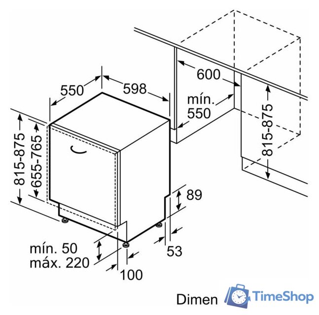 Встраиваемая посудомоечная машина Siemens iQ300 SN73HX15VE - Изображение №10 — Интернет-магазин Time-Shop