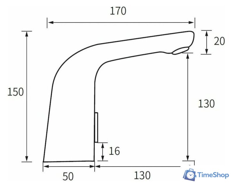 Смеситель Esko SNR 26 - Изображение №5 — Интернет-магазин Time-Shop
