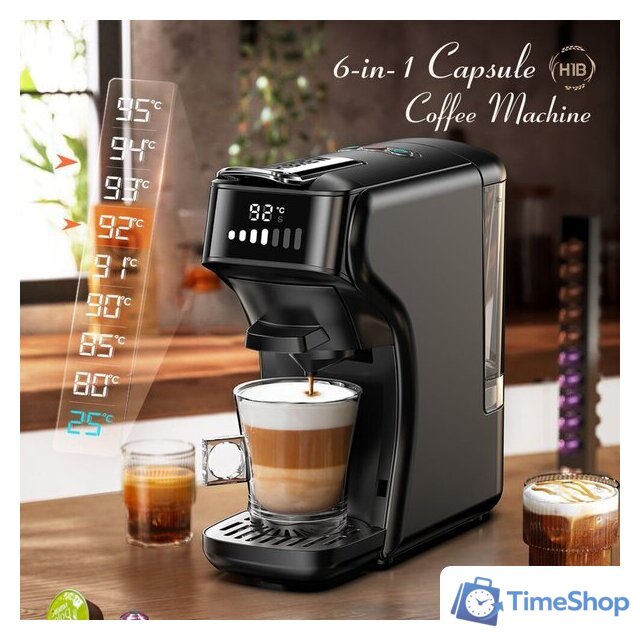 Капсульная кофеварка Hibrew H1B (черный) - Изображение №3 — Интернет-магазин Time-Shop