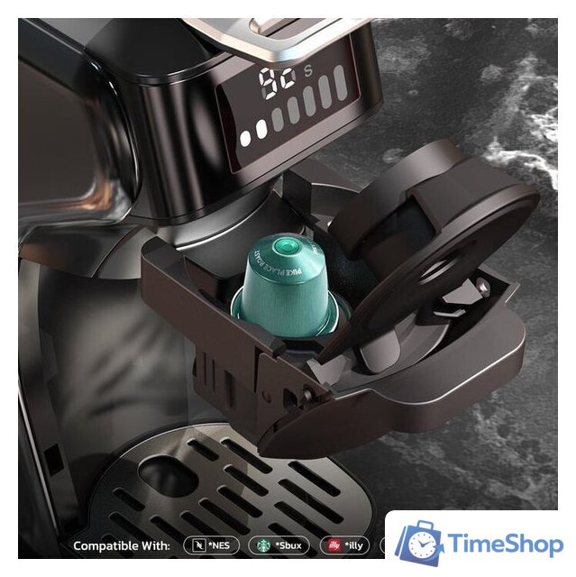 Капсульная кофеварка Hibrew H1B (черный) - Изображение №4 — Интернет-магазин Time-Shop