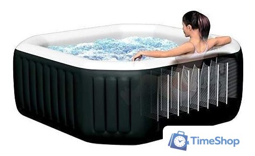 Надувной бассейн Intex Jet & Bubble Deluxe 28458 (201x71) с джакузи - Изображение №2 — Интернет-магазин Time-Shop