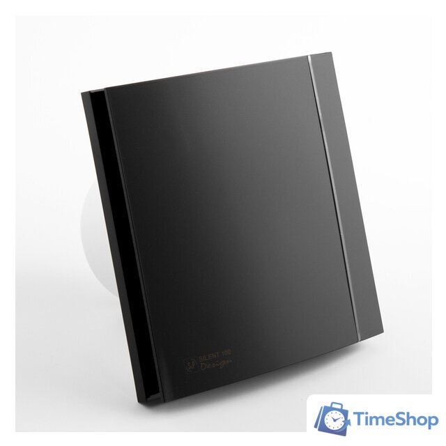 Осевой вентилятор Soler&Palau Silent-100 CZ Matt Black Design - 4C 5210007700 - Изображение №2 — Интернет-магазин Time-Shop