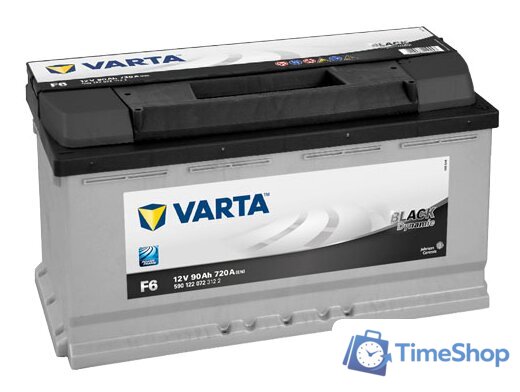 Автомобильный аккумулятор Varta Black Dynamic F6 590 122 072 (90 А/ч) - Изображение №1 — Интернет-магазин Time-Shop