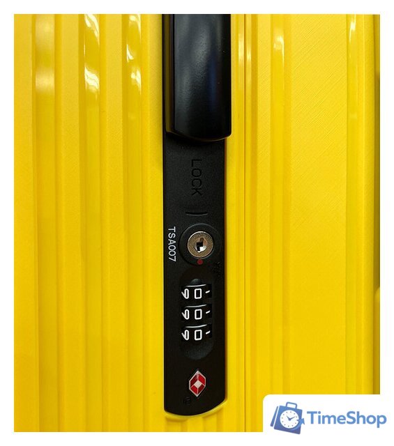 Чемодан DoubleW 005# (S, желтый) - Изображение №12 — Интернет-магазин Time-Shop