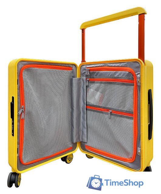 Чемодан DoubleW 005# (S, желтый) - Изображение №6 — Интернет-магазин Time-Shop