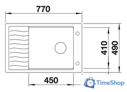 Кухонная мойка Blanco Elon XL 6 S-F (кофе) 524859 - Изображение №2 — Интернет-магазин Time-Shop