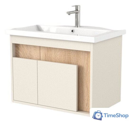  Дабер Тумба под умывальник 016 Cersanit Como 70 Т16.7C.0.18 (бежевый/дуб бардолино) - Изображение №1 — Интернет-магазин Time-Shop