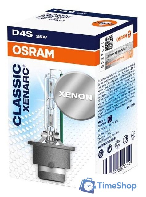Ксеноновая лампа Osram D4S Xenarc Classic 1шт [66440CLC] - Изображение №1 — Интернет-магазин Time-Shop