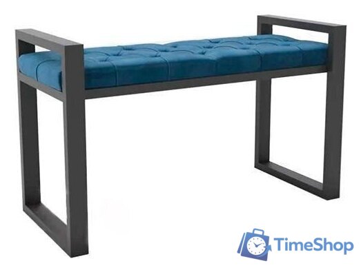 Банкетка Hype Mebel Бридж (черный/синий) - Изображение №1 — Интернет-магазин Time-Shop