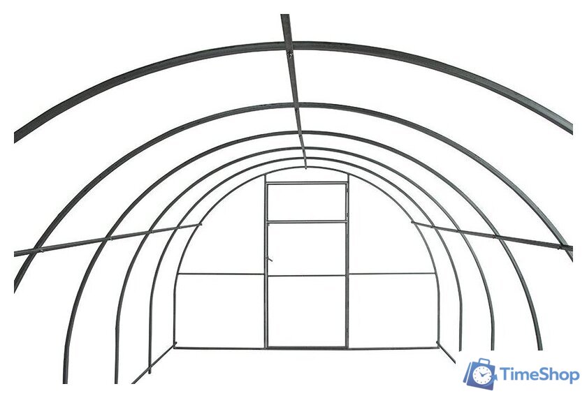 Каркас теплицы КомфортПром 3x6м(0.67) 10014068 - Изображение №4 — Интернет-магазин Time-Shop