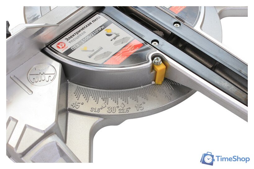 Торцовочная пила Калибр Мастер ПТЭ-1500/210ПРм - Изображение №5 — Интернет-магазин Time-Shop
