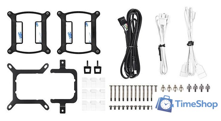 Система жидкостного охлаждения для процессора Thermaltake TH360 V2 Ultra ARGB Snow Edition CL-W405-PL12SW-A - Изображение №6 — Интернет-магазин Time-Shop