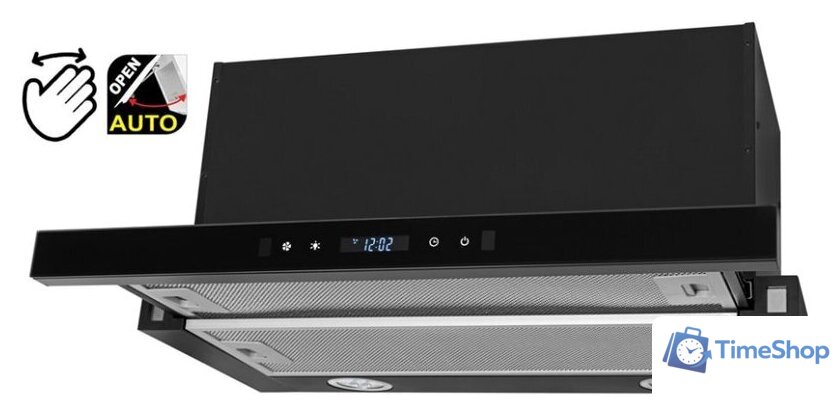 Кухонная вытяжка GrandGermes Toledo GC Auto 60 (черный) - Изображение №1 — Интернет-магазин Time-Shop