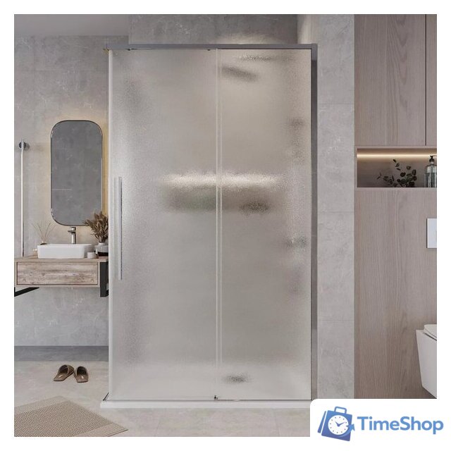 Душевая дверь Grossman Galaxy 80x195 1/2.K33.01.80.10.02 (хром/шиншилла стекло) - Изображение №9 — Интернет-магазин Time-Shop