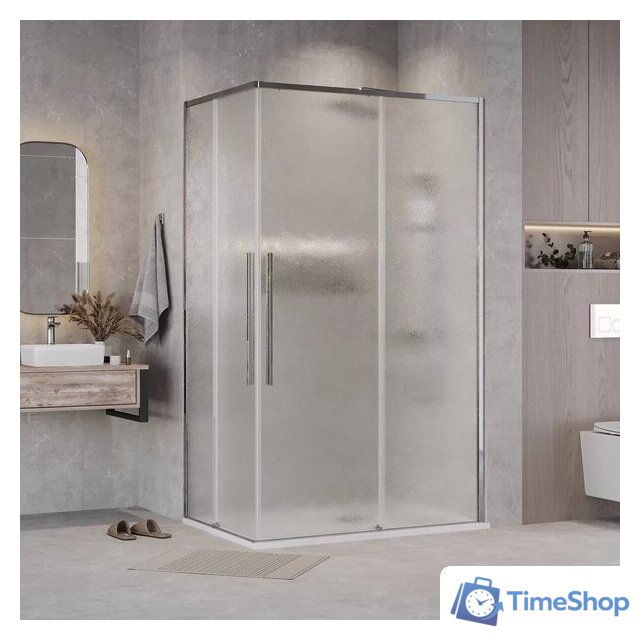 Душевая дверь Grossman Galaxy 80x195 1/2.K33.01.80.10.02 (хром/шиншилла стекло) - Изображение №8 — Интернет-магазин Time-Shop