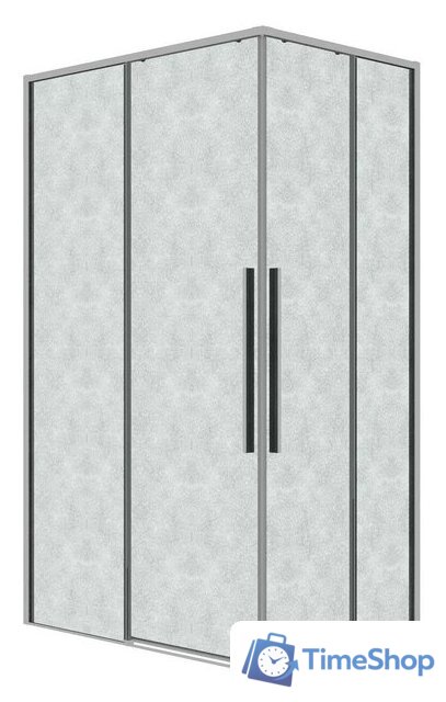 Душевая дверь Grossman Galaxy 80x195 1/2.K33.01.80.10.02 (хром/шиншилла стекло) - Изображение №2 — Интернет-магазин Time-Shop