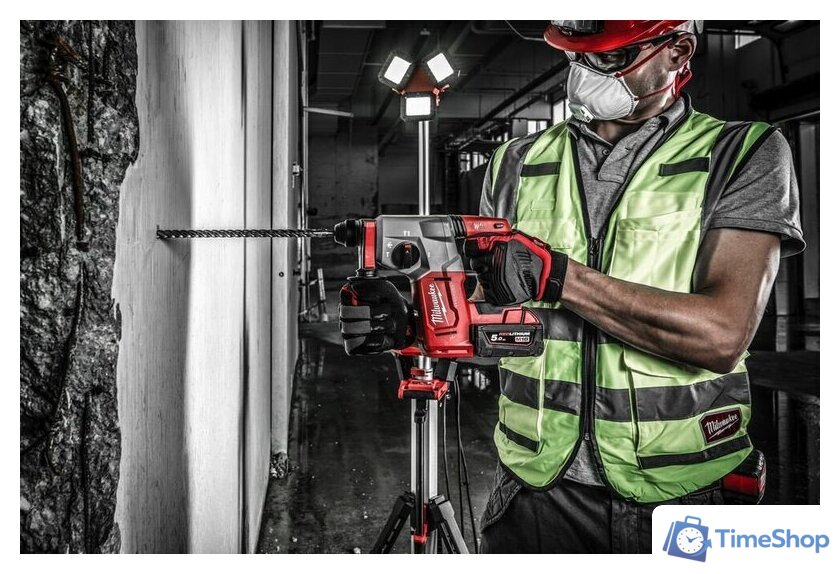 Перфоратор Milwaukee M18 M18BLH-0 4933479426 (без АКБ) - Изображение №5 — Интернет-магазин Time-Shop
