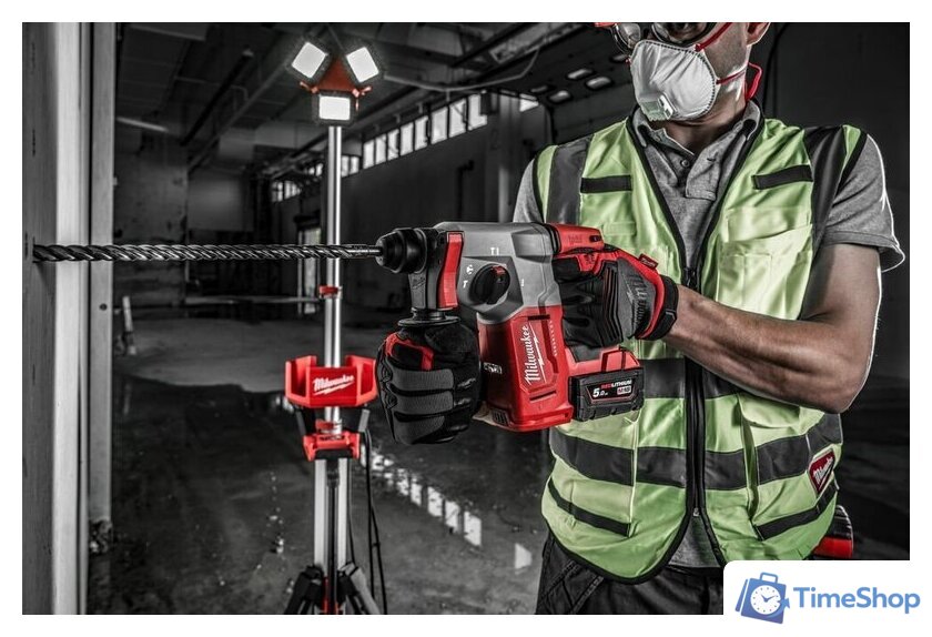 Перфоратор Milwaukee M18 M18BLH-0 4933479426 (без АКБ) - Изображение №3 — Интернет-магазин Time-Shop
