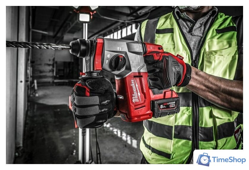 Перфоратор Milwaukee M18 M18BLH-0 4933479426 (без АКБ) - Изображение №6 — Интернет-магазин Time-Shop