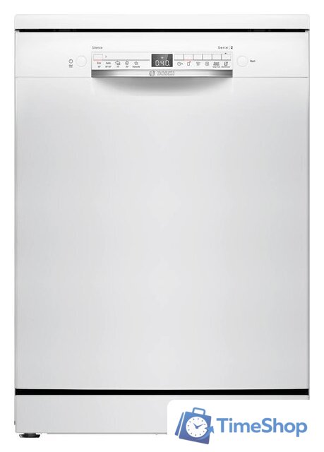 Отдельностоящая посудомоечная машина Bosch Serie 2 SMS2ITW09E - Изображение №1 — Интернет-магазин Time-Shop