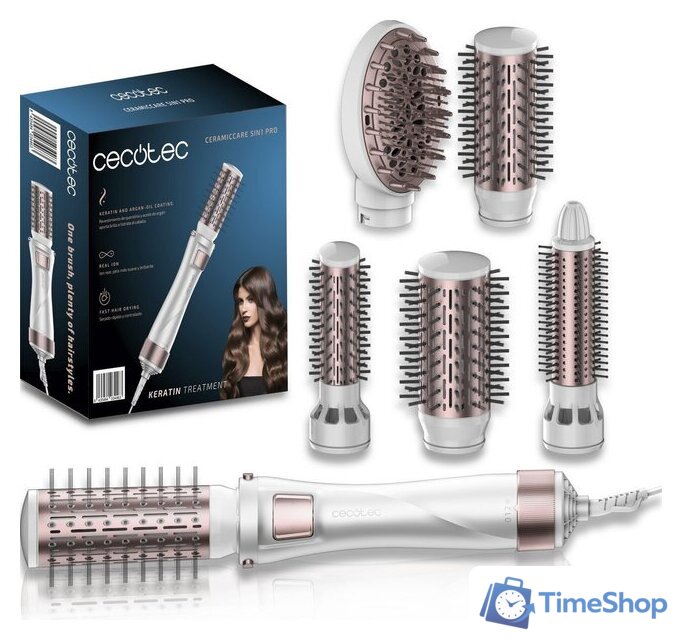 Фен-щетка Cecotec Ceramiccare 5w1 Pro 03446 - Изображение №1 — Интернет-магазин Time-Shop