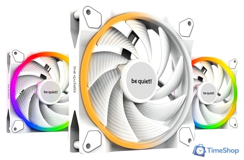 Комплект вентиляторов для корпуса с контроллером be quiet! Light Wings White 140mm PWM High-Speed Triple-Pack BL103 - Изображение №1 — Интернет-магазин Time-Shop