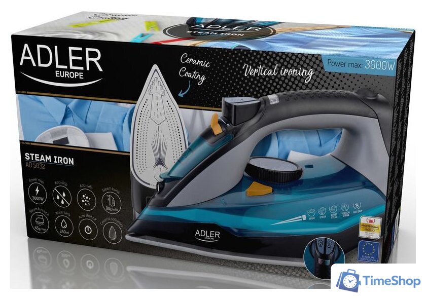 Утюг Adler AD 5032 - Изображение №10 — Интернет-магазин Time-Shop