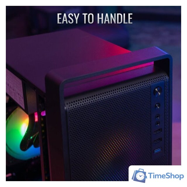 Корпус AeroCool CS-109-G-BK-v1 - Изображение №3 — Интернет-магазин Time-Shop