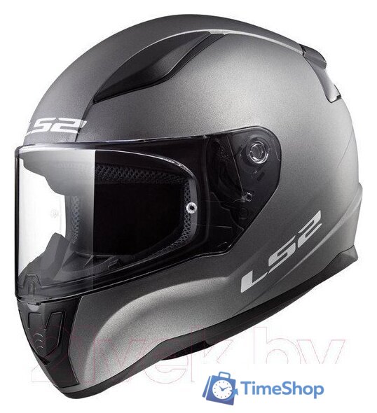 Мотошлем LS2 FF353 Rapid Solid (S, серый матовый) - Изображение №5 — Интернет-магазин Time-Shop