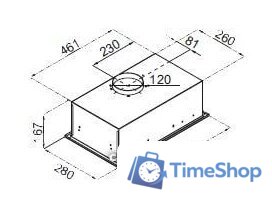 Кухонная вытяжка MAUNFELD Crosby Singl 5028 (белый) - Изображение №14 — Интернет-магазин Time-Shop